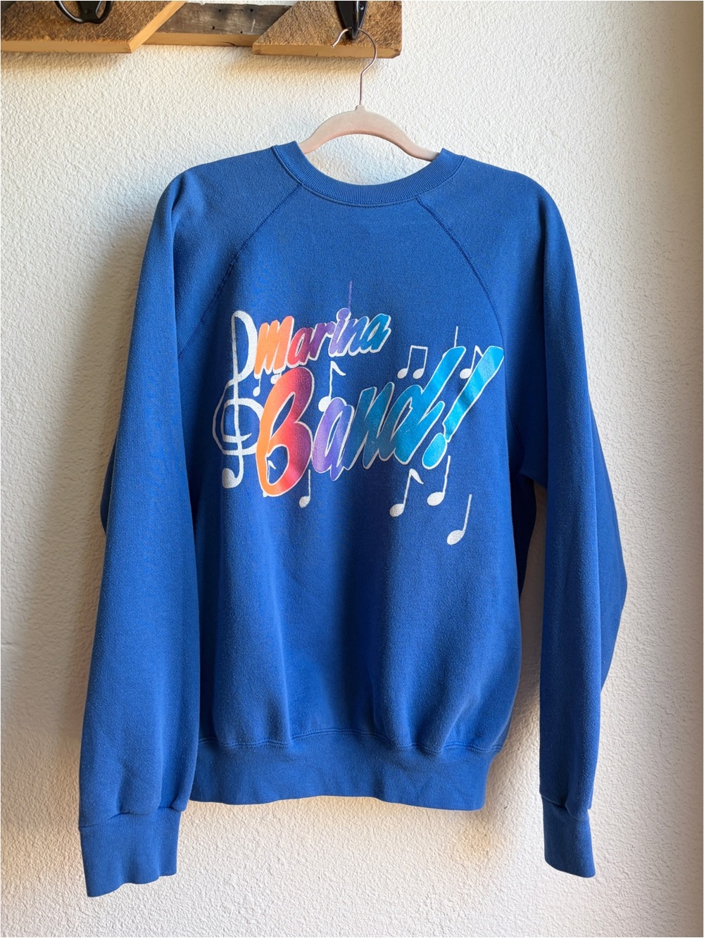 Vintage 90s Marina Band Raglan Sweatshirt XL